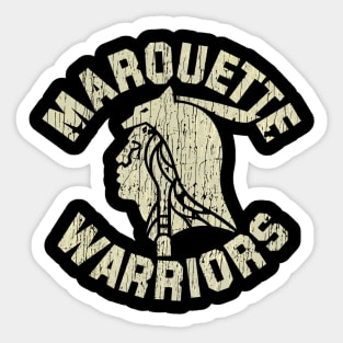 Marquette Warriors Fresh Art Sticker